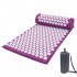 Акупунктурный массажный комплект из коврика и валика Acupressure Mat (Розовый)