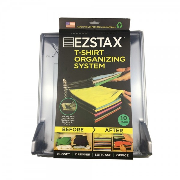 Органайзер для одежды Ezstax T-shirt organizing system (Прозрачный)