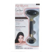 Массажер роллер для лица двусторонний валик Flfwlass Contour (Черный)