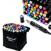 Набор маркеров Touch cool 48 цветов (Черный)