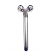 3D роликовый массажер для лица Massager Stick (Серебристый)