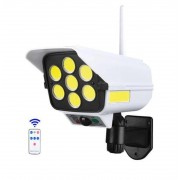 Уличный LED светильник-камера муляж Solar Monitoring  Lamp CL-877B (Бело-черный)