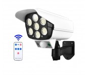 Уличный LED светильник-камера муляж Solar Monitoring  Lamp CL-877A (Бело-черный)