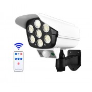 Уличный LED светильник-камера муляж Solar Monitoring  Lamp CL-877A (Бело-черный)