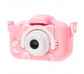 Детский фотоаппарат Childrens Fun Camera Kitty (Розовый)