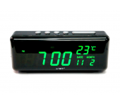 Электронные часы VST-762W-4 (Черный-ярко-зеленый)
