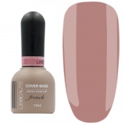 Камуфлирующая база Cover Base Soak off French Lilly Beaute №002, 12 мл (Бежевый)