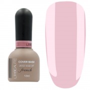 Камуфлирующая база Cover Base Soak off French Lilly Beaute №005, 12 мл (Светло-розово-бежевый)
