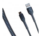 Кабель R22 USB-А to Type-C 1м (Черный)