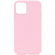 Чехол силиконовый для iPhone 12 (Светло-розовый)