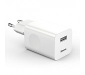 Зарядное устройство Quick Charge Baseus USB 12V/2A CCALL-BX02 (Белый)