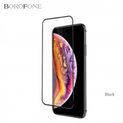Защитное стекло 2.5 D Borofone для iPhone X BF2 (Черный)