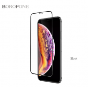 Защитное стекло 3D Borofone для iPhone X (Черный)