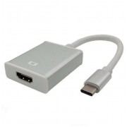 Адаптер Type C (M) - HDMI (F) 15 см (Серебристый)