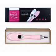 Расческа-выпрямитель фен Brush Dryer (розовый)