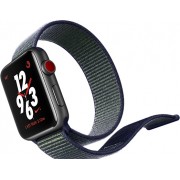Ремешок для часов Apple Woven Nylon 38 мм (серый)