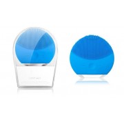 Массажер Forever Luna mini 2 силиконовый для очищения лица ultra вибрация (синий)