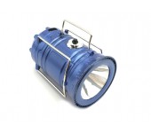 LED фонарь походный на солнечной батарее (синий) ДУБЛЬ 00000023617