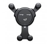 Автомобильный держатель в воздуховод Baseus Emoticon Gravity Car Mount SUYL-EMJX (Черный)