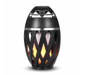 Портативная колонка светильник Flame Light Lamp Bluetooth Speaker Atmosphere с эффектом пламени
