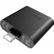 Разветвитель переходник Baseus L39 CALL39-01-Lightning для iPhone (черный)