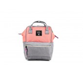 Рюкзак-сумка с ручками Anello (Серо-розовый)