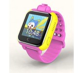 Умные детские часы Smart Watch Q75 с GPS Q200 TD-07 с камерой и 3G (Розовый)