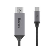 Кабель Baseus Video Type-C Male To HDMI Male Adapter Cable 1.8M CATSY-0G (Серый)
