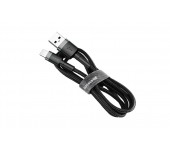 Кабель Baseus cafule Cable CALKLF-BG1 USB For lightning 2.4A 1м (Черный)