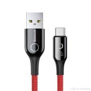 Кабель Baseus CATCD-09 USB-Type-C C-shaped Light Intelligent power-off (Красный)