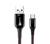 Кабель Baseus X-type Light Cable For Type-C 3A 1M CATXD-A01 (Черный)