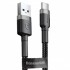 Кабель USB-Type-C Baseus Cafule CATKLF-CG1 2 м (Черный,серый)