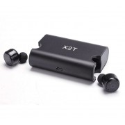 Беспроводные Bluetooth наушники Гарнитура True Wireless Stereo X2T с док зарядкой (Черный)