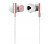 Наушники с микрофоном Remax RM-530 Metal HIFI Earphone (Розовый)