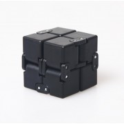 Игрушка-антистресс головоломка Infinity Cube куб трансформер пластик (Черный)
