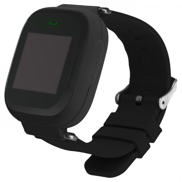Умные детские часы с телефоном и GPS трекером Smart Watch Q90 (Черные)