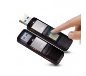 Флеш-накопитель USB с защитой отпечатком пальца Eplutus U302 32GB 3.0 (Черный)