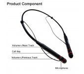 Беспроводные наушники с микрофоном гарнитура Remax Bluetooth Neckband Earphone RB-S6 (Черный)