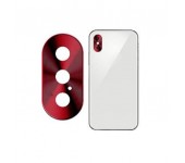 Защитная накладка на камеру для iPhone X Max (Красный)