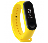 Ремешок силиконовый для Xiaomi Mi Band 3/Mi Band 4 (Желтый)