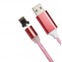 Магнитный кабель USB 360 LED Lightning 1000mm (Красный)