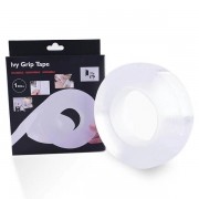 Многоразовая крепежная лента Ivy Grip Tape 3м (Прозрачный)