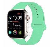 Силиконовый ремешок Sport для Apple Watch 42 44 мм (Зеленый) 