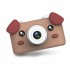 Детская цифровая камера D3 Plus с силиконовым чехлом Собачка (Коричневый)