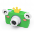 Детская цифровая мини камера фотоаппарат с силиконовым чехлом Лягушка (Зеленый)