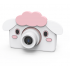 Детская цифровая мини камера фотоаппарат с силиконовым чехлом Овечка (Белый)