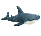 Мягкая игрушка-подушка Акула 85 см (Серый)