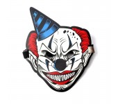 Звуковая светодиодная маска LED Mask клоуна 