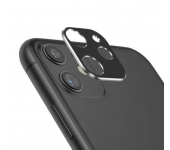 Защитная металлическая крышка на камеру для iPhone 11 (Черный)