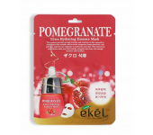 Тканевая мас для лица Ekel с экстрактом граната Pomegranate Ultra Hydrating Essence Mask 25 мг (Кремовый)